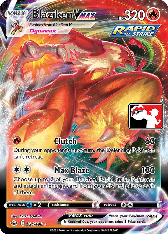 Blaziken VMAX (021/198) [Prize Pack Series One] | Game Master's Emporium (The New GME)
