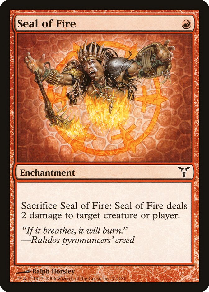 Seal of Fire [Dissension] | Game Master's Emporium (The New GME)