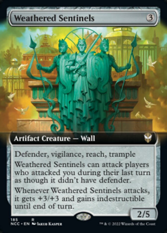 Weathered Sentinels (Extended Art) [Streets of New Capenna Commander] | Game Master's Emporium (The New GME)