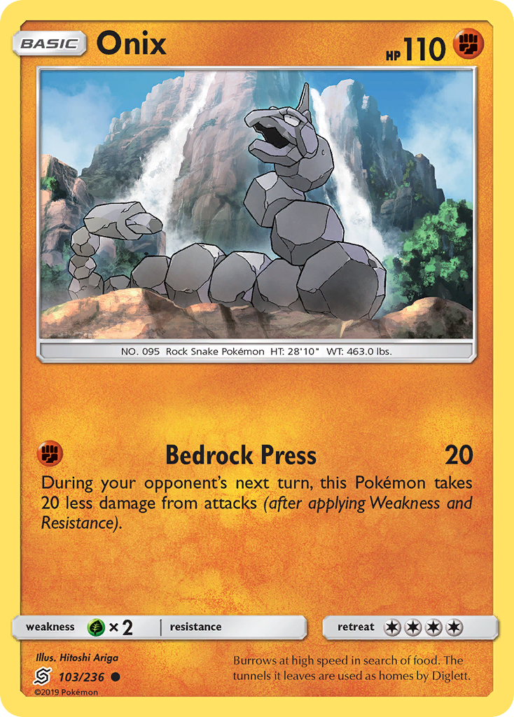 Onix (103/236) [Sun & Moon: Unified Minds] | Game Master's Emporium (The New GME)