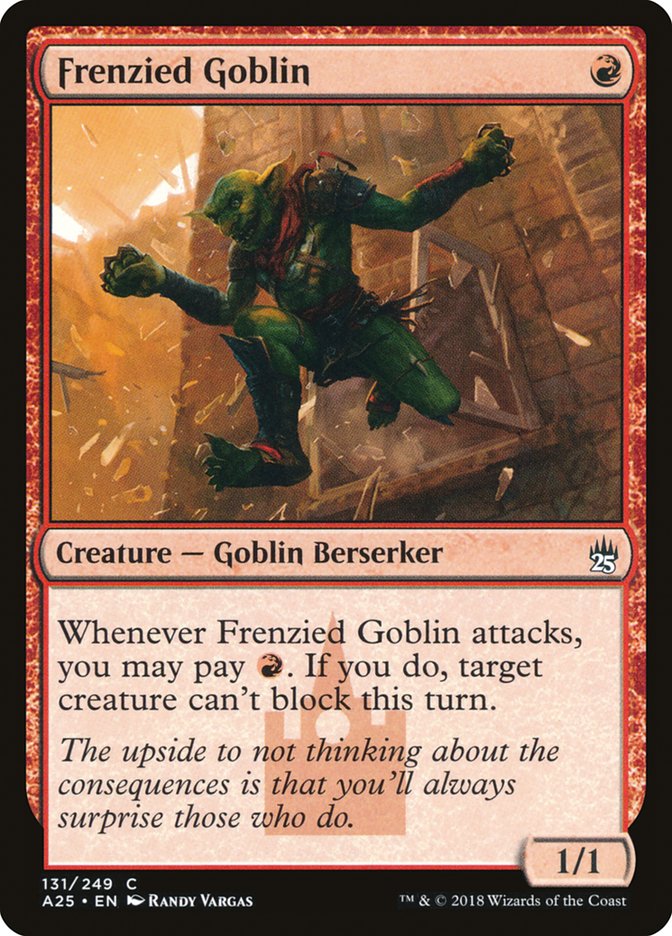 Frenzied Goblin [Masters 25] | Game Master's Emporium (The New GME)