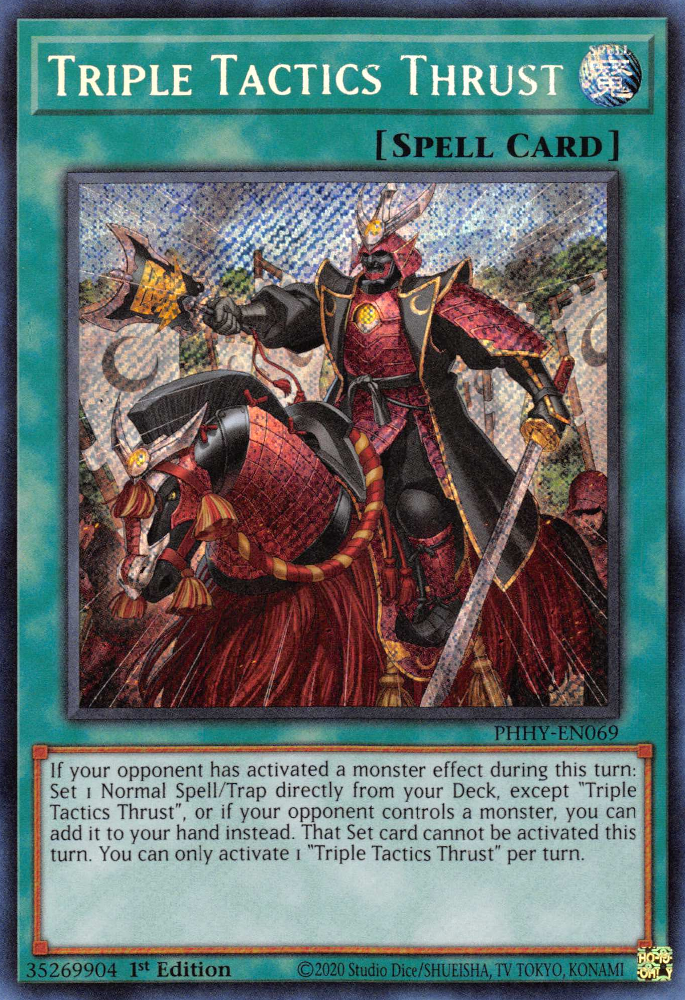 Triple Tactics Thrust [PHHY-EN069] Secret Rare | Game Master's Emporium (The New GME)