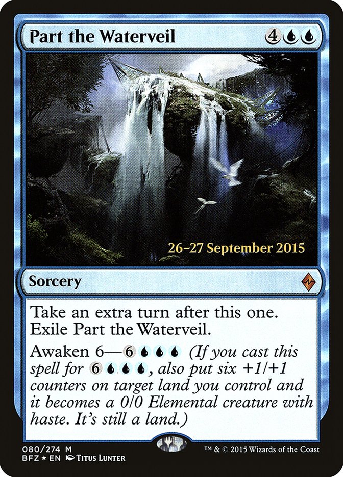 Part the Waterveil [Battle for Zendikar Prerelease Promos] | Game Master's Emporium (The New GME)