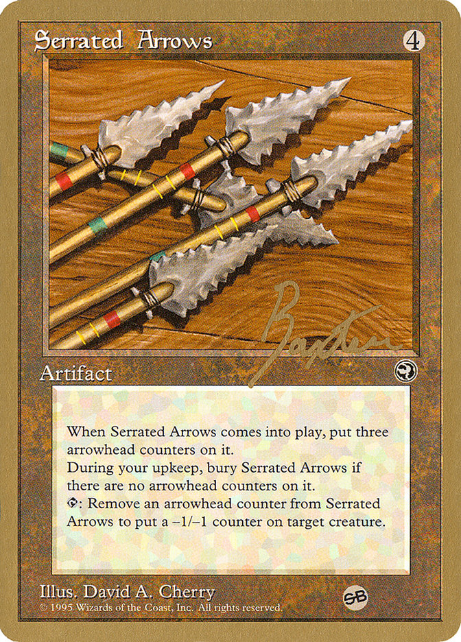 Serrated Arrows (George Baxter) (SB) [Pro Tour Collector Set] | Game Master's Emporium (The New GME)