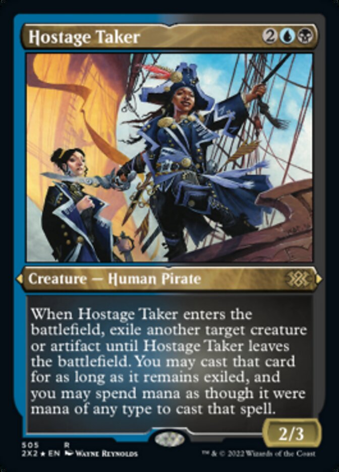 Hostage Taker (Foil Etched) [Double Masters 2022] | Game Master's Emporium (The New GME)