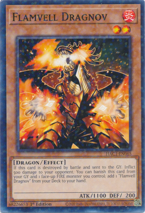 Flamvell Dragnov (Duel Terminal) [HAC1-EN065] Common | Game Master's Emporium (The New GME)