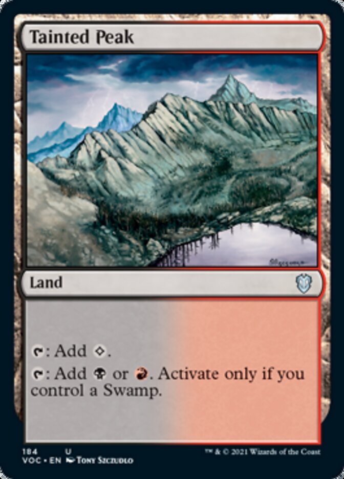 Tainted Peak [Innistrad: Crimson Vow Commander] | Game Master's Emporium (The New GME)