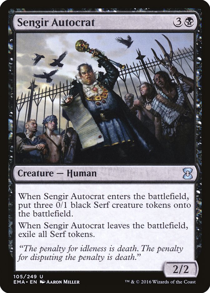 Sengir Autocrat [Eternal Masters] | Game Master's Emporium (The New GME)