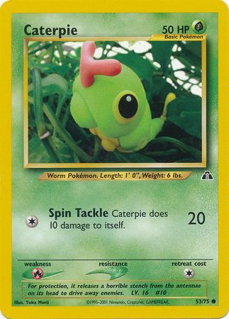 Caterpie (53/75) [Neo Discovery Unlimited] | Game Master's Emporium (The New GME)