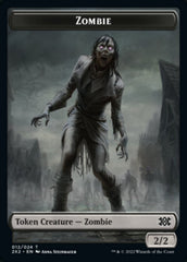 Zombie // Spirit (008) Double-Sided Token [Double Masters 2022 Tokens] | Game Master's Emporium (The New GME)