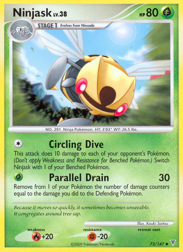 Ninjask (73/147) [Platinum: Supreme Victors] | Game Master's Emporium (The New GME)