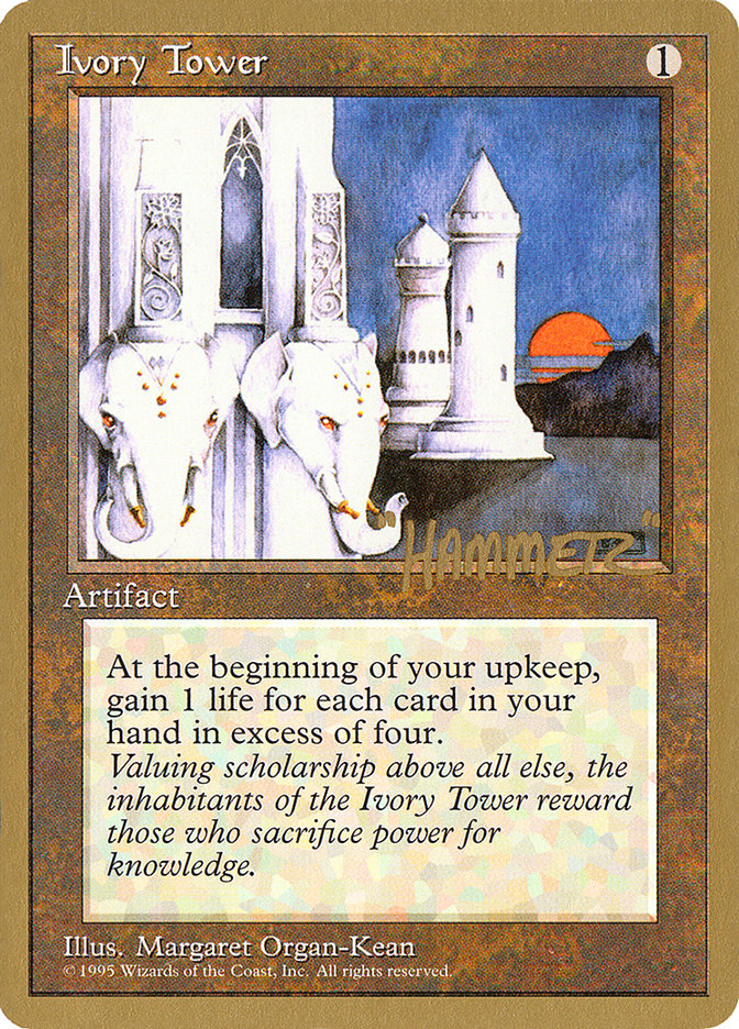 Ivory Tower (Shawn "Hammer" Regnier) [Pro Tour Collector Set] | Game Master's Emporium (The New GME)