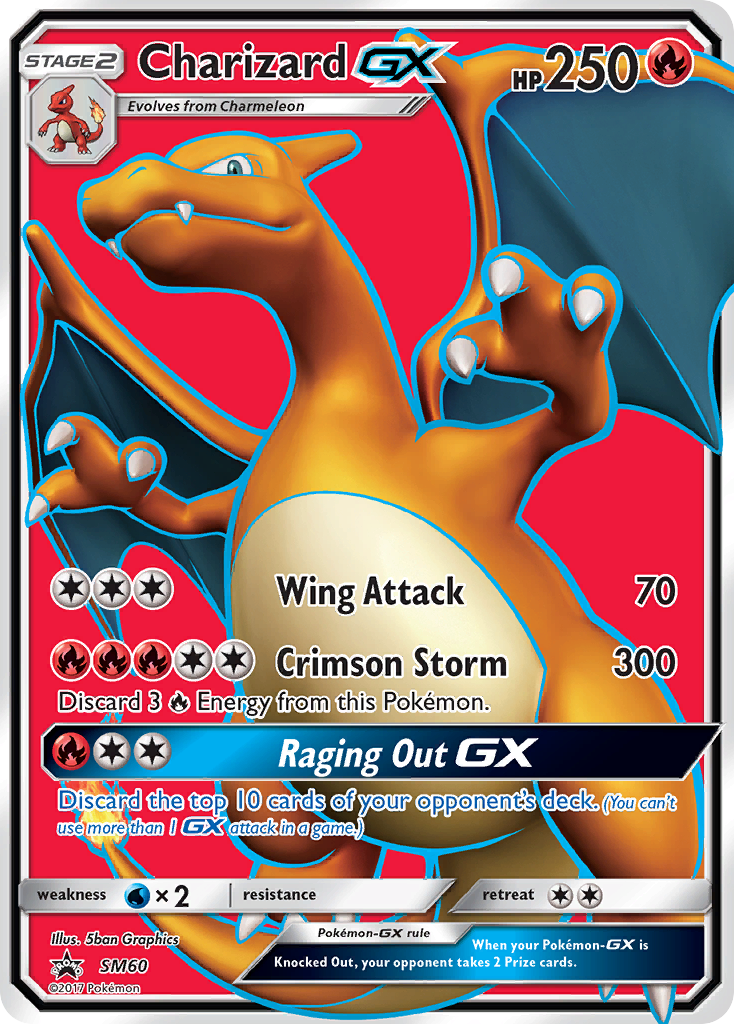 Charizard GX (SM60) (Jumbo Card) [Sun & Moon: Black Star Promos] | Game Master's Emporium (The New GME)