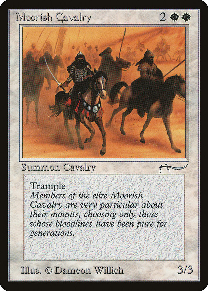 Moorish Cavalry (Light Mana Cost) [Arabian Nights] | Game Master's Emporium (The New GME)