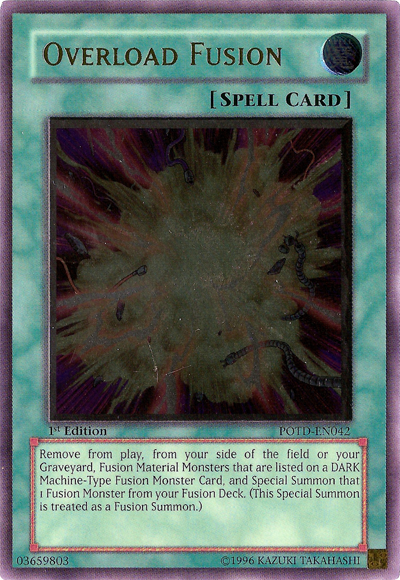 Overload Fusion [POTD-EN042] Ultimate Rare | Game Master's Emporium (The New GME)