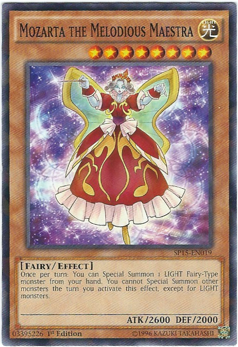 Mozarta the Melodious Maestra [SP15-EN019] Shatterfoil Rare | Game Master's Emporium (The New GME)