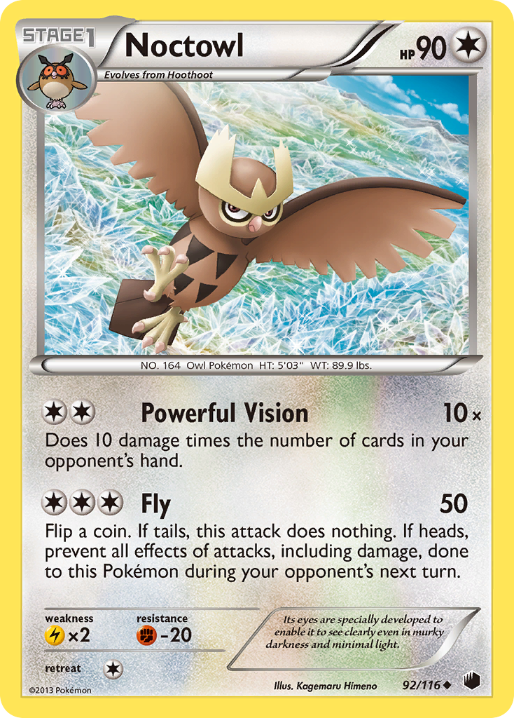 Noctowl (92/116) [Black & White: Plasma Freeze] | Game Master's Emporium (The New GME)