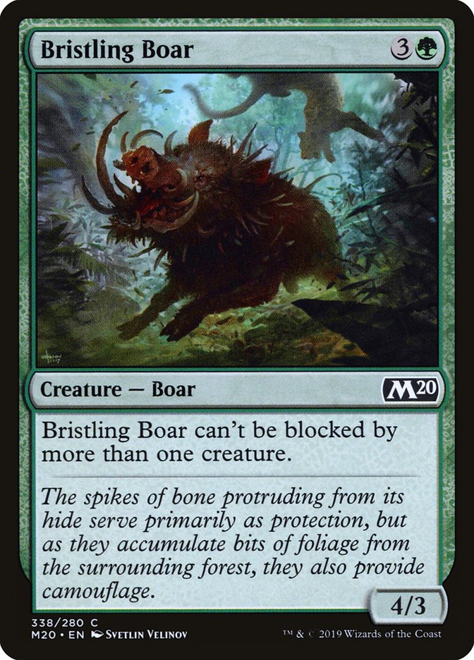 Bristling Boar [Core Set 2020] | Game Master's Emporium (The New GME)