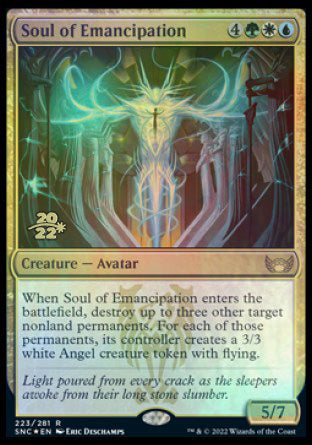 Soul of Emancipation [Streets of New Capenna Prerelease Promos] | Game Master's Emporium (The New GME)