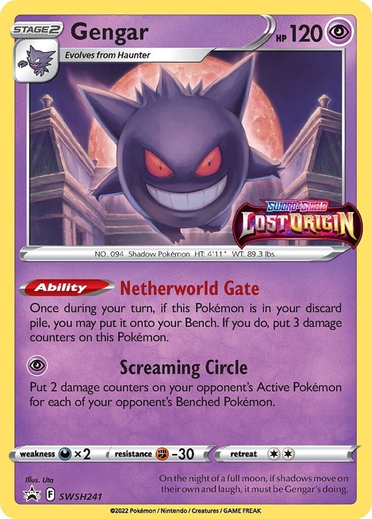 Gengar (SWSH241) [Sword & Shield: Black Star Promos] | Game Master's Emporium (The New GME)