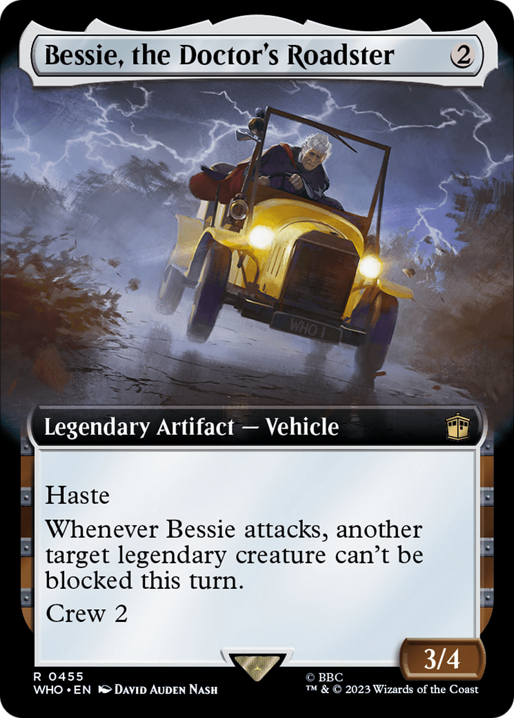 Bessie, the Doctor's Roadster (Extended Art) [Doctor Who] | Game Master's Emporium (The New GME)
