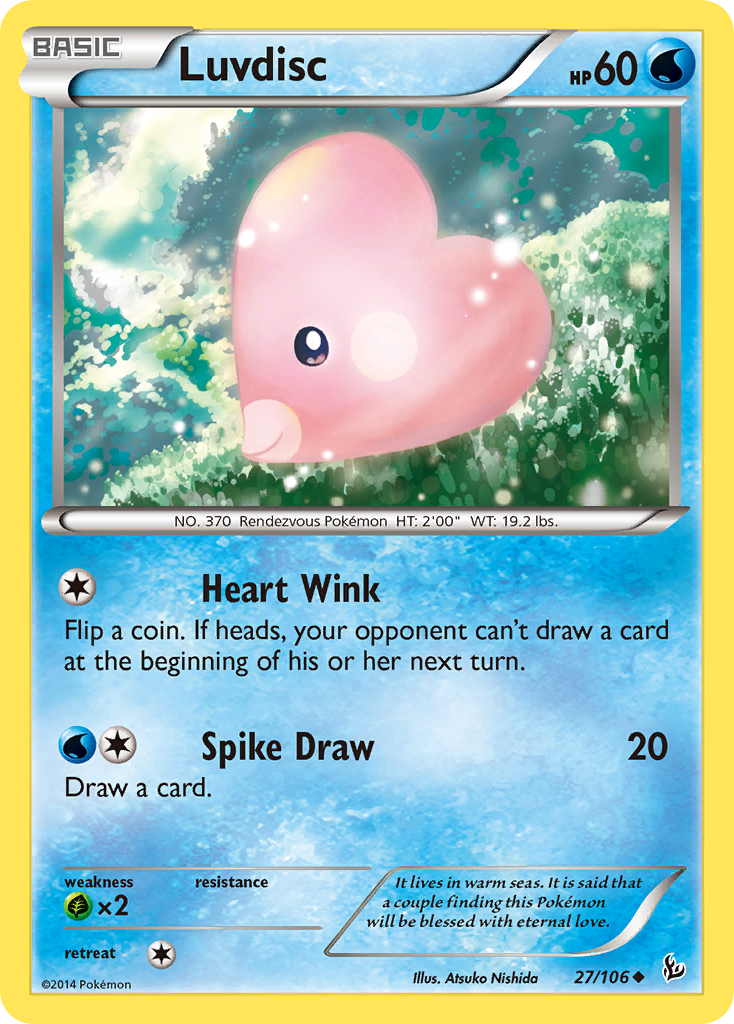Luvdisc (27/106) [XY: Flashfire] | Game Master's Emporium (The New GME)