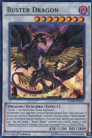 Buster Dragon [BOSH-EN052] Ultra Rare | Game Master's Emporium (The New GME)