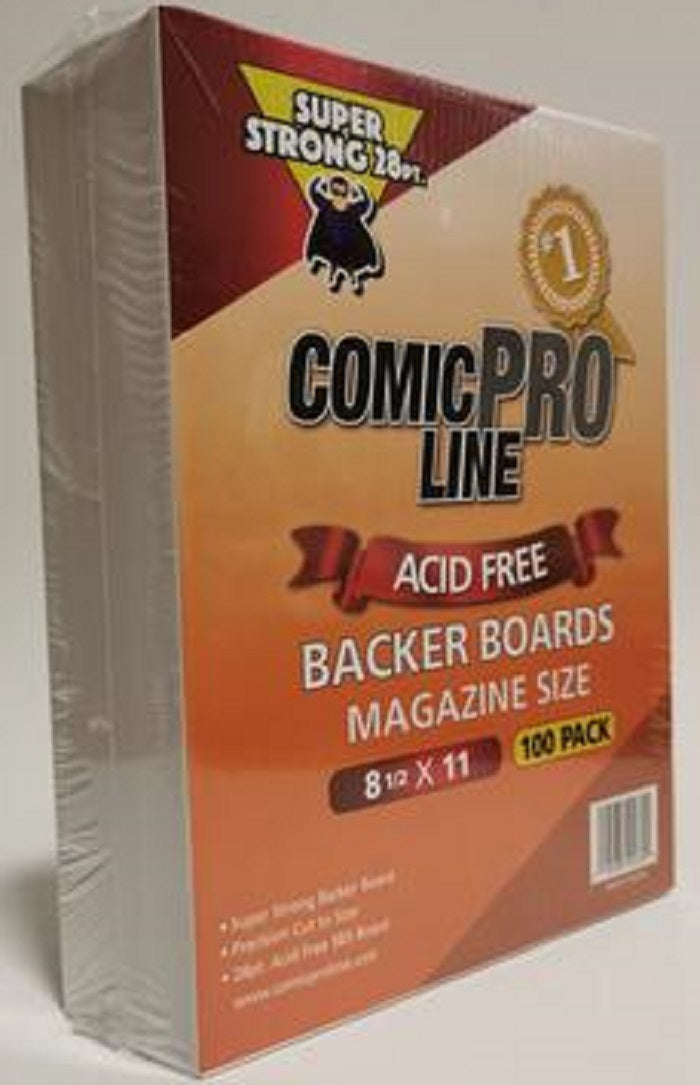 Magazine Sized Comic Book Boards 100  8 1/2" x 11" | Game Master's Emporium (The New GME)