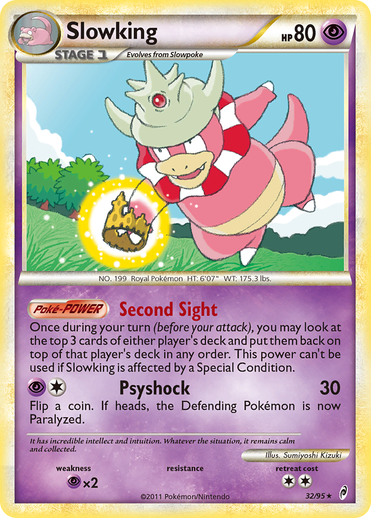 Slowking (32/95) [HeartGold & SoulSilver: Call of Legends] | Game Master's Emporium (The New GME)