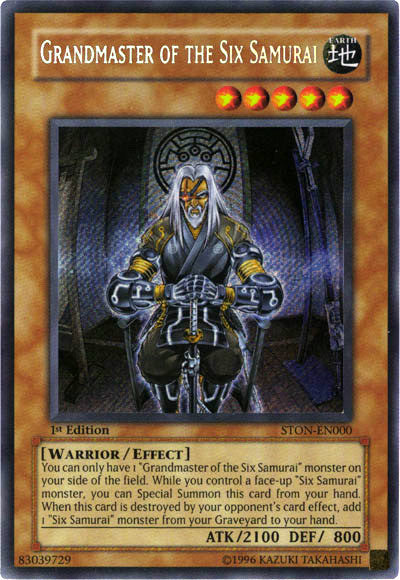 Grandmaster of the Six Samurai [STON-EN000] Secret Rare | Game Master's Emporium (The New GME)