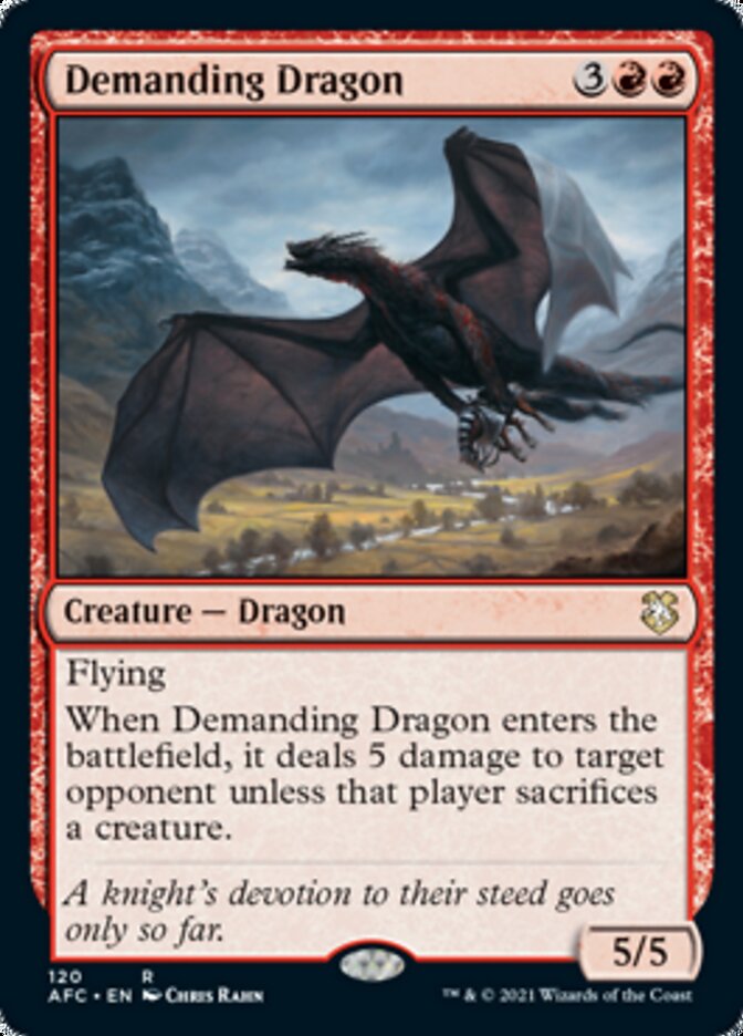 Demanding Dragon [Dungeons & Dragons: Adventures in the Forgotten Realms Commander] | Game Master's Emporium (The New GME)