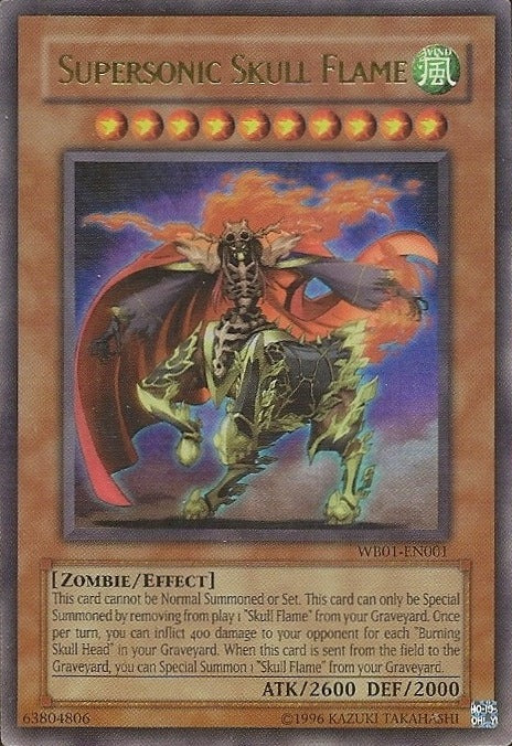 Supersonic Skull Flame [WB01-EN001] Super Rare | Game Master's Emporium (The New GME)