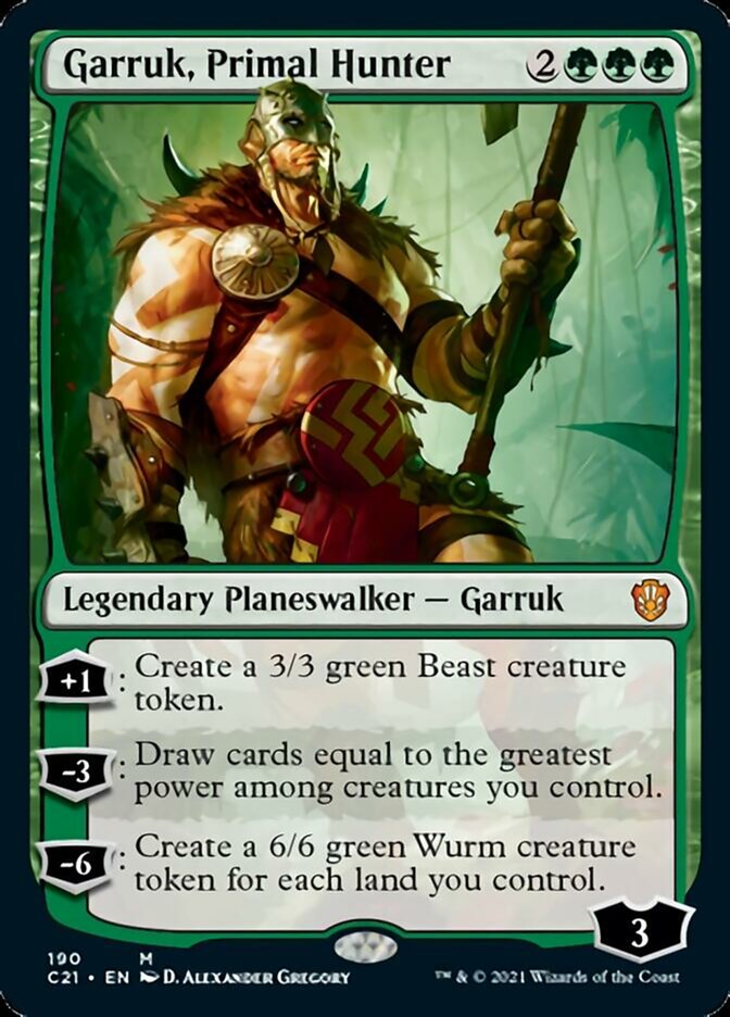 Garruk, Primal Hunter [Commander 2021] | Game Master's Emporium (The New GME)