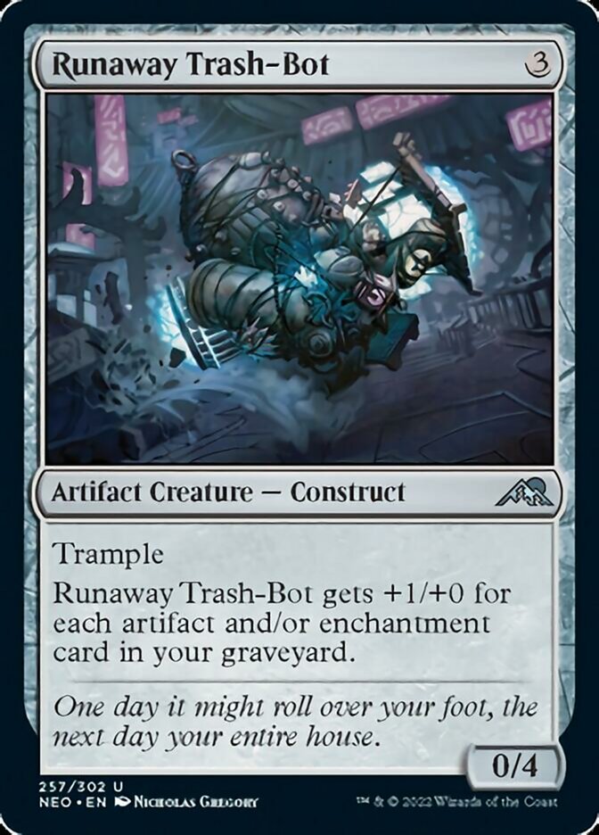 Runaway Trash-Bot [Kamigawa: Neon Dynasty] | Game Master's Emporium (The New GME)