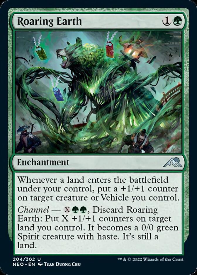 Roaring Earth [Kamigawa: Neon Dynasty] | Game Master's Emporium (The New GME)