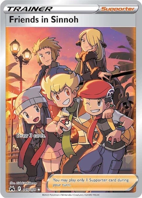 Friends in Sinnoh (149/159) (Full Art) [Sword & Shield: Crown Zenith] | Game Master's Emporium (The New GME)