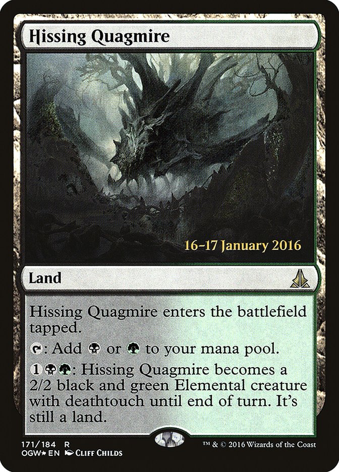 Hissing Quagmire [Oath of the Gatewatch Prerelease Promos] | Game Master's Emporium (The New GME)
