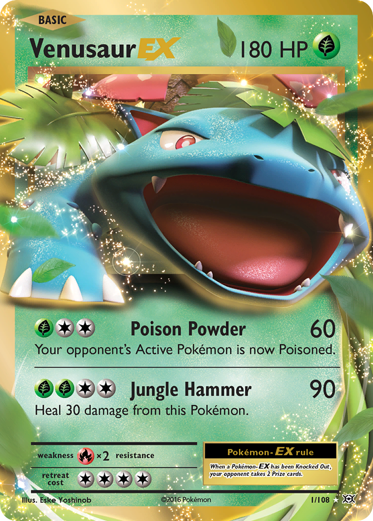 Venusaur EX (1/108) [XY: Evolutions] | Game Master's Emporium (The New GME)