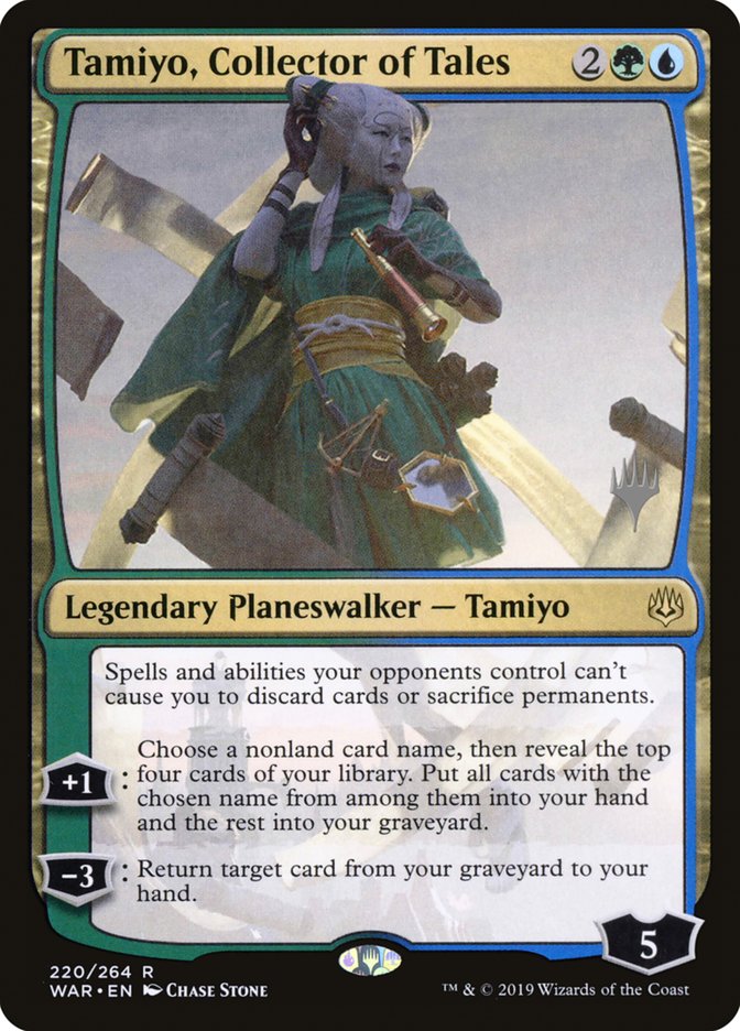 Tamiyo, Collector of Tales (Promo Pack) [War of the Spark Promos] | Game Master's Emporium (The New GME)