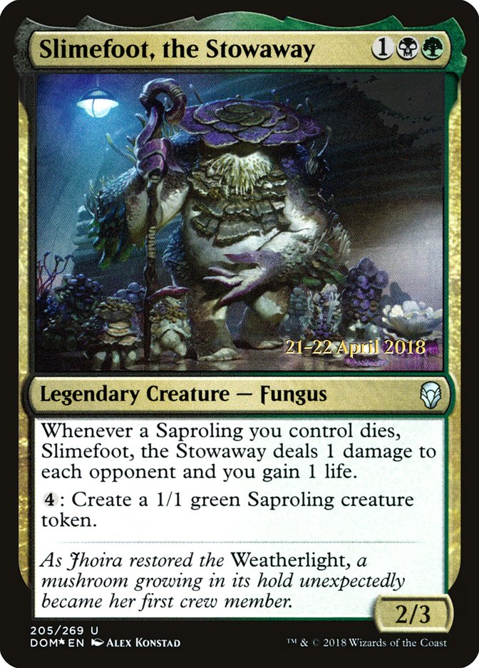 Slimefoot, the Stowaway [Dominaria Prerelease Promos] | Game Master's Emporium (The New GME)