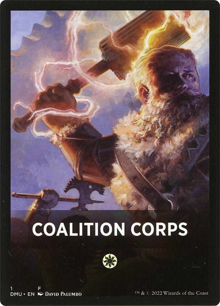 Coalition Corps Theme Card [Dominaria United Tokens] | Game Master's Emporium (The New GME)