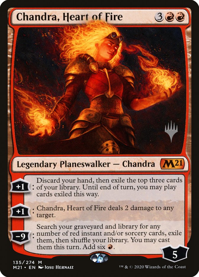 Chandra, Heart of Fire (Promo Pack) [Core Set 2021 Promos] | Game Master's Emporium (The New GME)