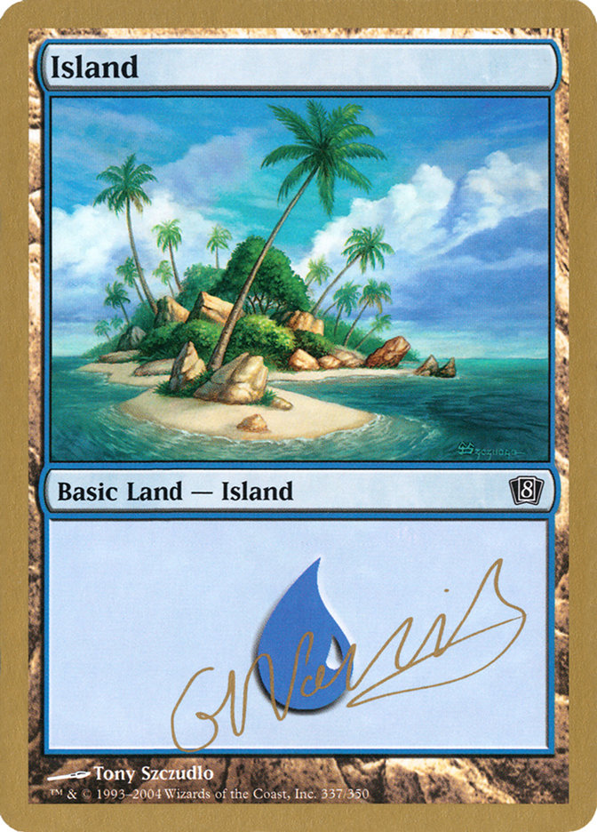 Island (gn337) (Gabriel Nassif) [World Championship Decks 2004] | Game Master's Emporium (The New GME)