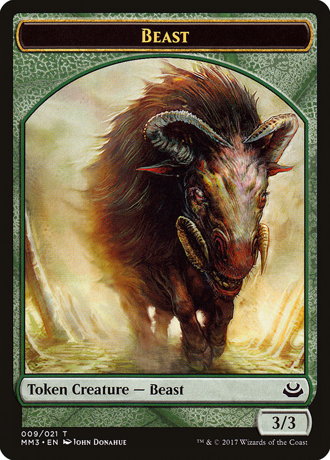 Beast Token (009/021) [Modern Masters 2017 Tokens] | Game Master's Emporium (The New GME)