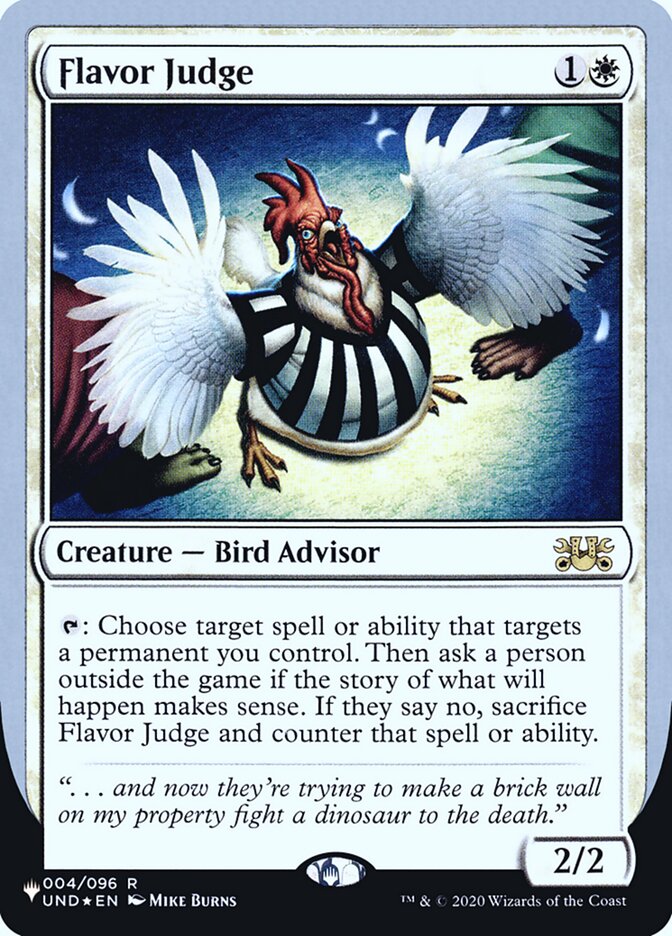 Flavor Judge (Unfinity Foil Edition) [The List] | Game Master's Emporium (The New GME)