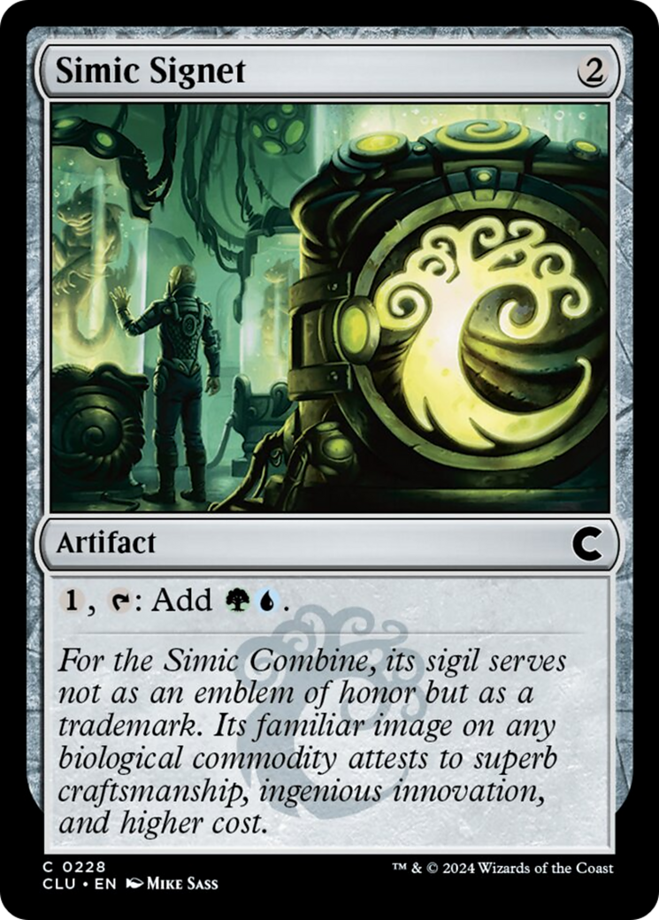 Simic Signet [Ravnica: Clue Edition] | Game Master's Emporium (The New GME)