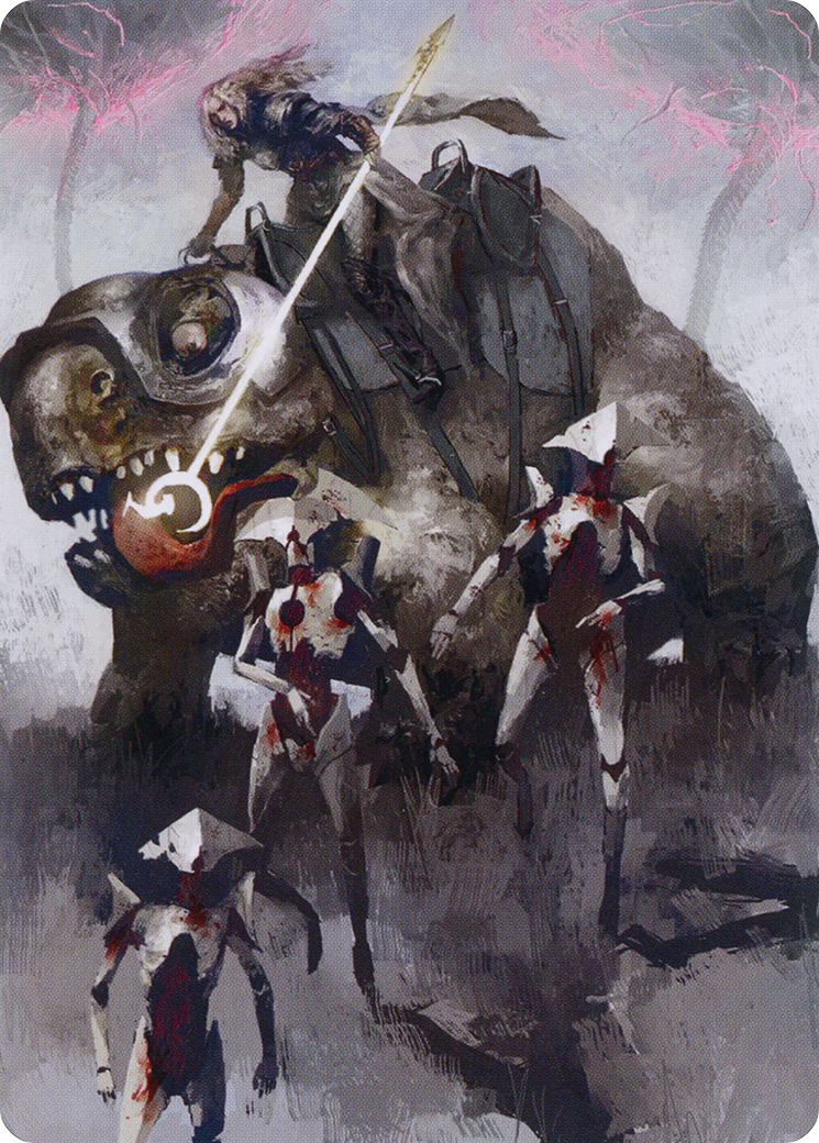 Thalia and The Gitrog Monster Art Card [March of the Machine Art Series] | Game Master's Emporium (The New GME)