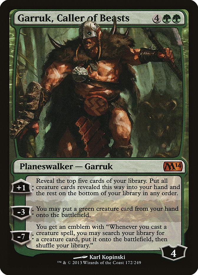 Garruk, Caller of Beasts [Magic 2014] | Game Master's Emporium (The New GME)