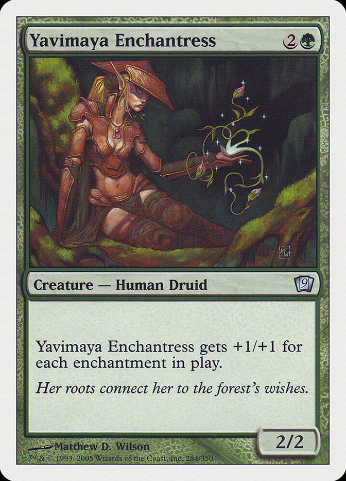 Yavimaya Enchantress [Ninth Edition] | Game Master's Emporium (The New GME)