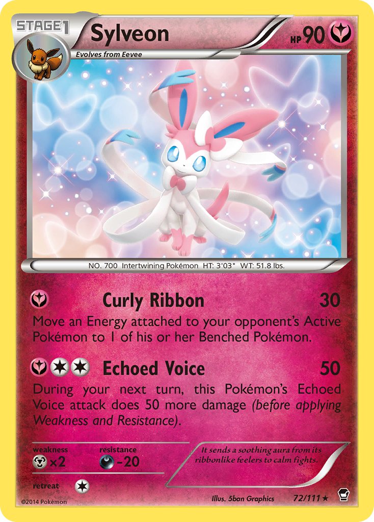 Sylveon (72/111) (Theme Deck Exclusive) [XY: Furious Fists] | Game Master's Emporium (The New GME)